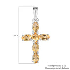 Citrin Anhänger 925 Silber ca. 2.76 ct