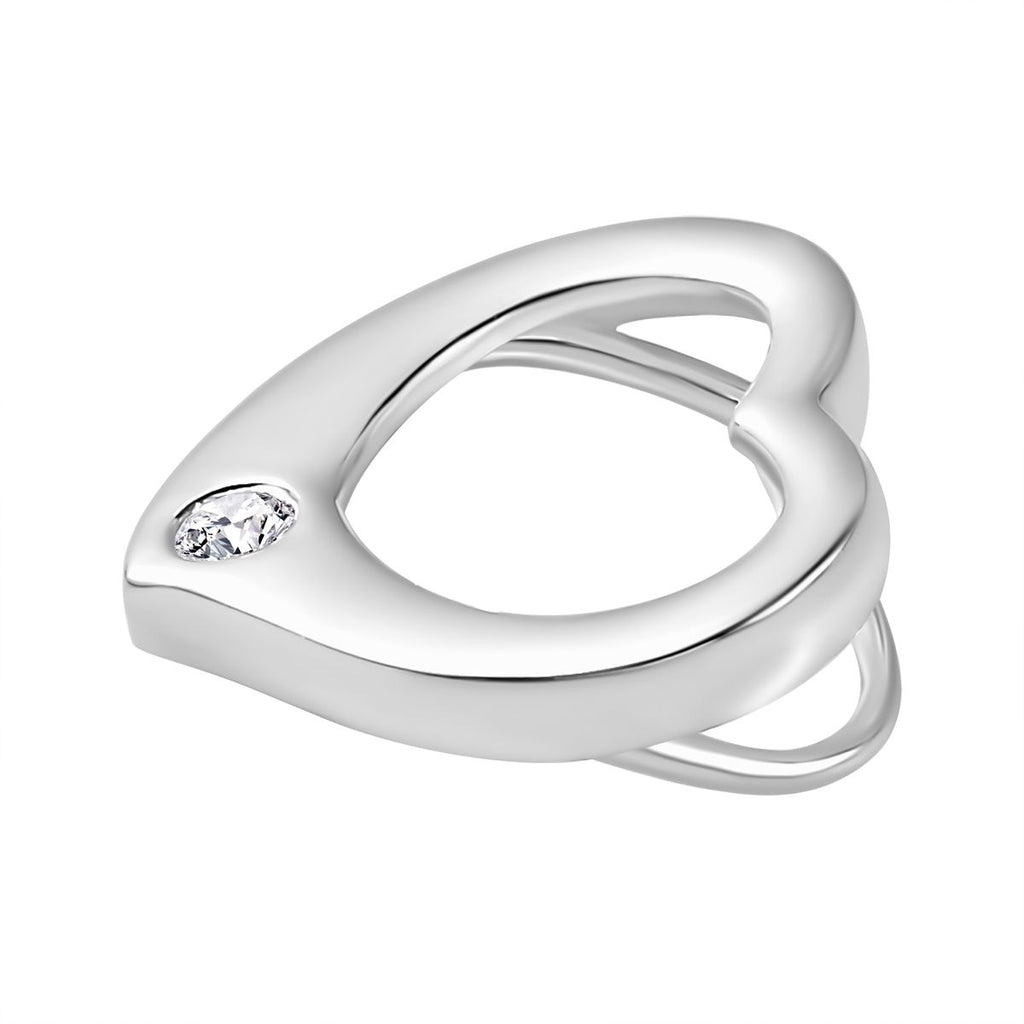 Moissanit Anhänger 925 Silber ca. 0,11 ct.
