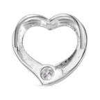 Moissanit Anhänger 925 Silber ca. 0,11 ct.