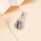 Muonionalusta Meteorit Anhänger 925 Silber platiniert ca. 8.66 ct