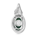 Grüner Aventurin Anhänger 950 Kupfer  ca. 6.59 ct