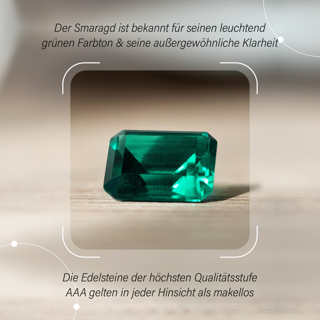AAA Smaragd, Gelber Diamant Anhänger 585 Gold ca. 1,53 ct.