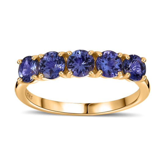 AA Tansanit Ring 585 Gold (Größe 18.00) ca. 2,00 ct