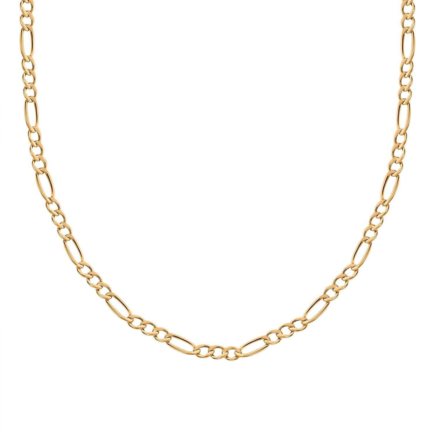 Figarokette ca. 50 cm, 585 Gelbgold ca. 1,60g