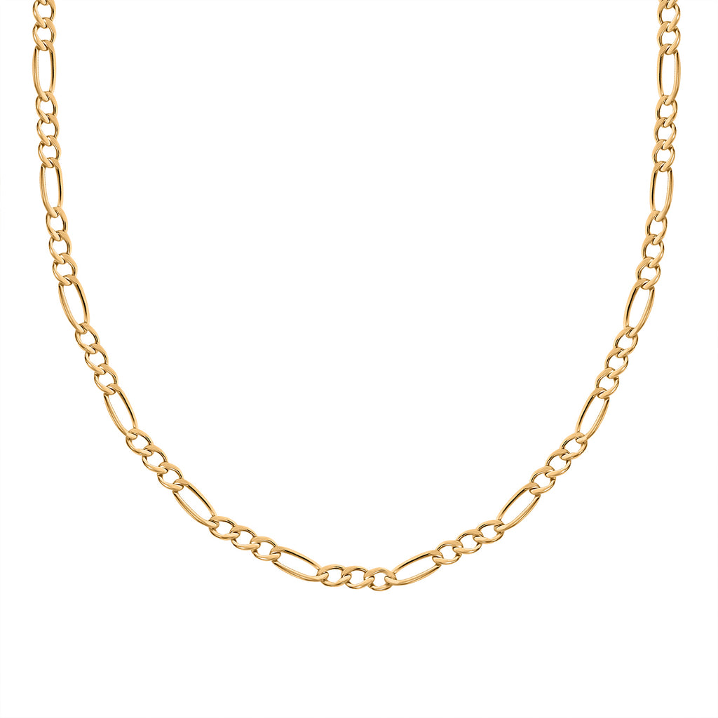 Figarokette ca. 50 cm, 585 Gelbgold ca. 1,60g