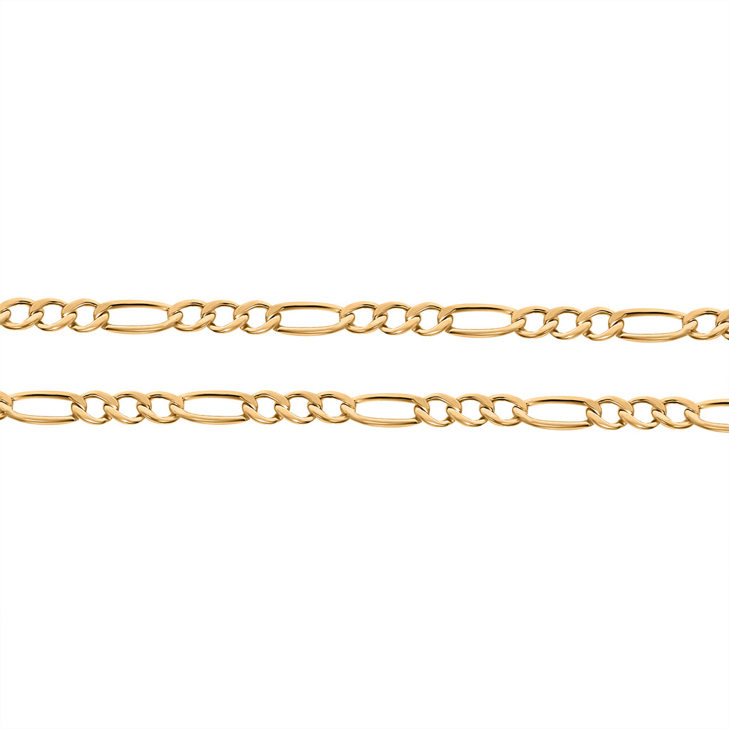 Figarokette ca. 50 cm, 585 Gelbgold ca. 1,60g