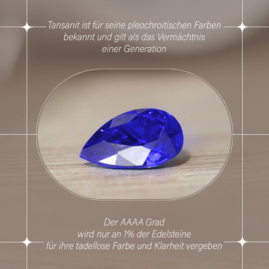 AAAA Tansanit, Weißer Diamant Ring 950 Platin (Größe 17.00) ca. 5,59 ct