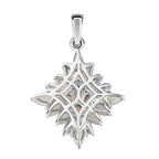 AA Natürlicher, äthiopischer Welo Opal Anhänger 925 Silber rhodiniert ca. 2,98 ct.