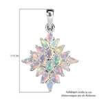 AA Natürlicher, äthiopischer Welo Opal Anhänger 925 Silber rhodiniert ca. 2,98 ct.