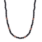 Shungit, Hämatit Halskette ca. 50 cm Reines Kupfer ca. 292.65 ct