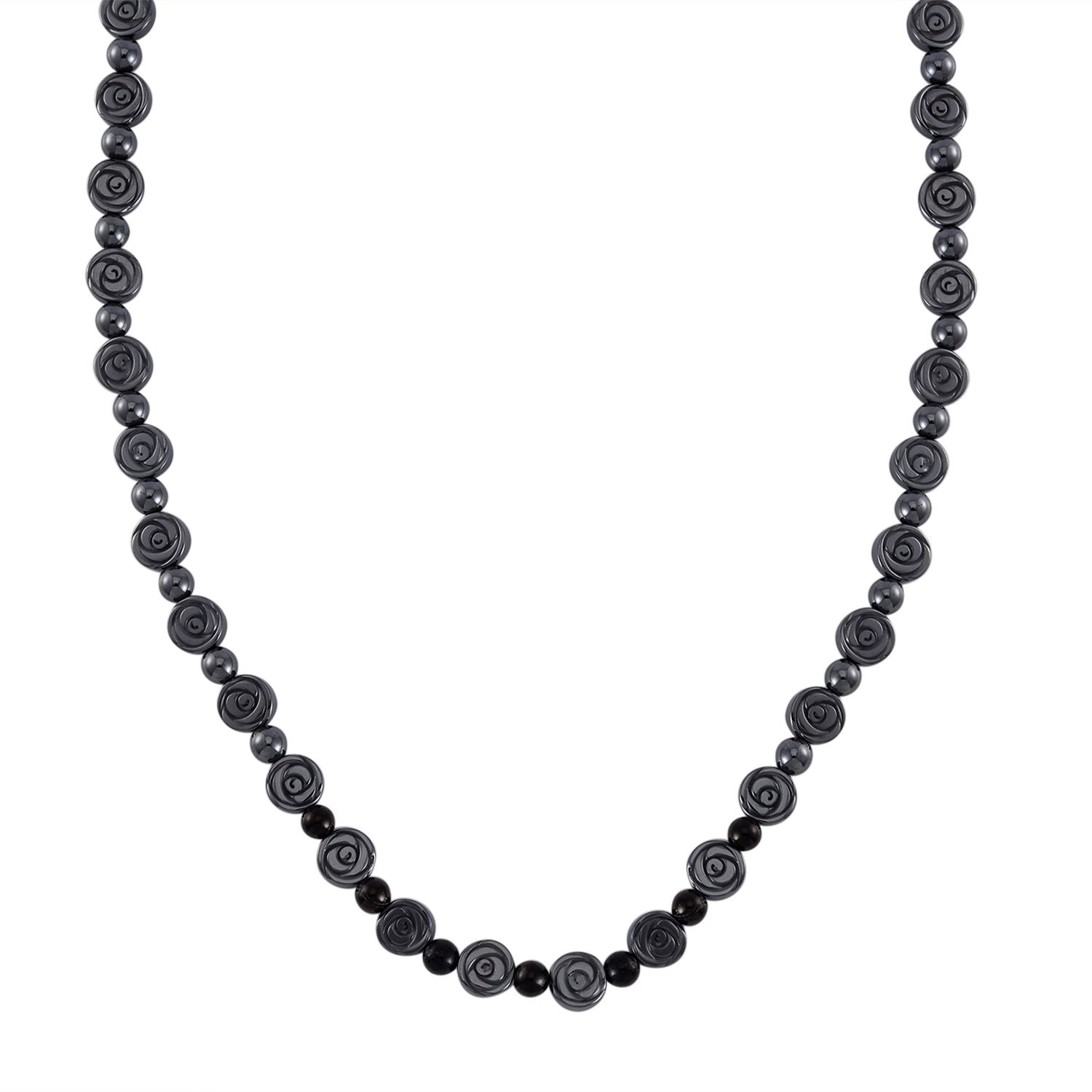 Hämatit Halskette ca. 50 cm ca. 270,00 ct.