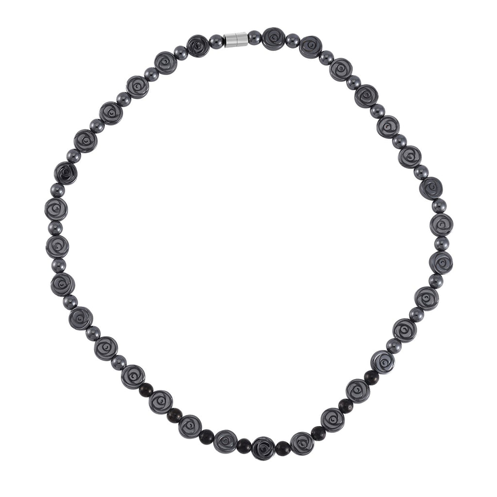 Hämatit Halskette ca. 50 cm ca. 270,00 ct.