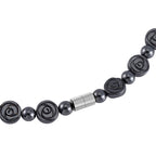 Hämatit Halskette ca. 50 cm ca. 270,00 ct.