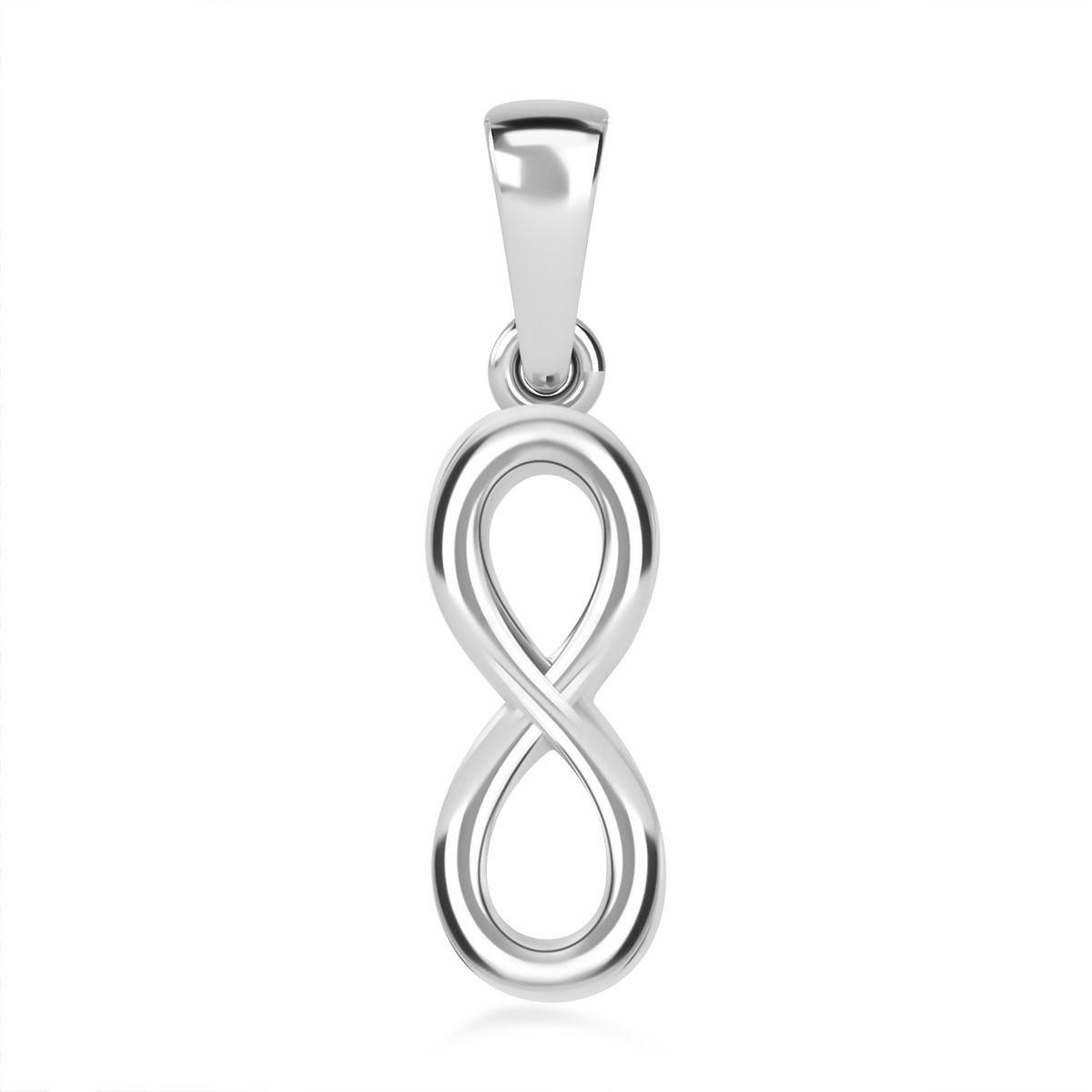 Unendlichkeit Anhänger, 925 Silber