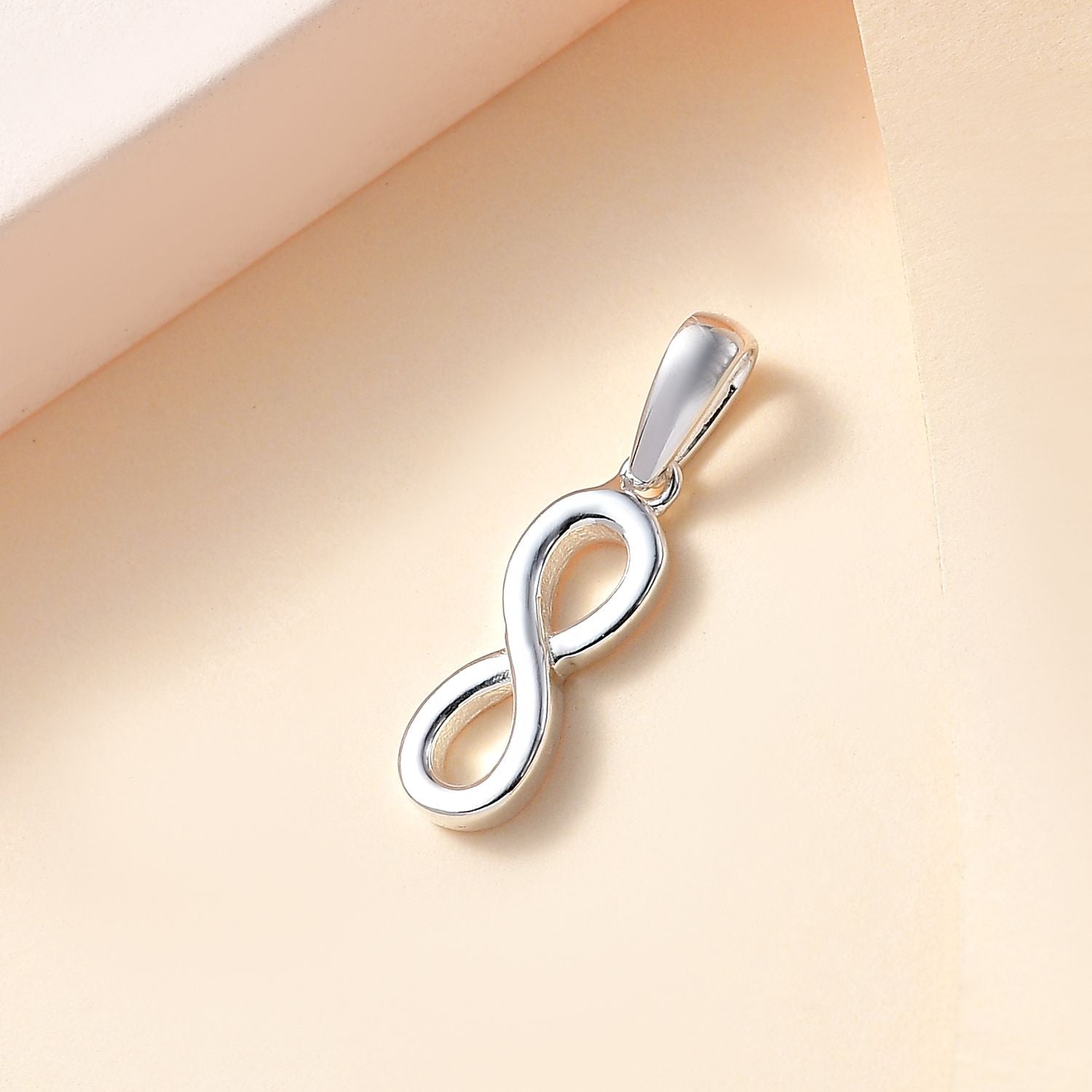 Unendlichkeit Anhänger, 925 Silber
