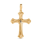 Alexandrit, Weißer Zirkon Anhänger 925 Silber 750 Gelbgold Vermeil ca. 0,41 ct.