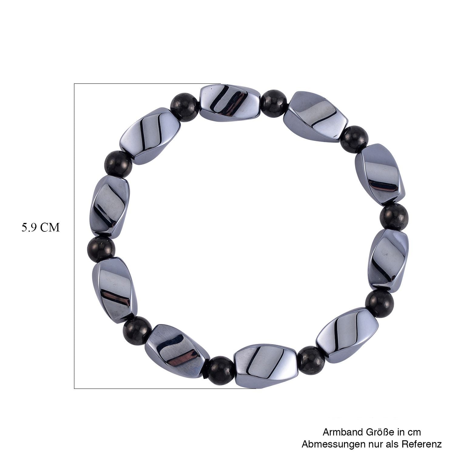 Terahertz, Shungit Armband Flexibel cm