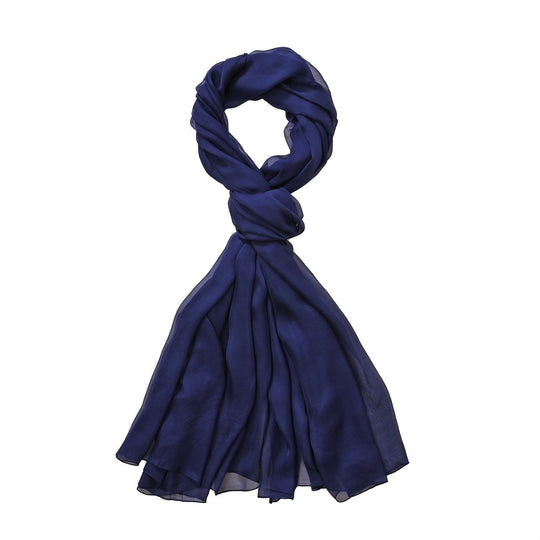 LA MAREY 100% Maulbeerseide Seidenschal, 140cm x 200cm, Lavendel