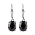 Elite Shungit und Zirkon Ohrringe - 3,36 ct.