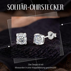 Moissanit Ohrringe 925 Silber rhodiniert ca. 1.49 ct