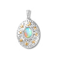 AA natürlicher, äthiopischer Welo Opal Anhänger - 1 ct.