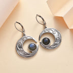 Labradorit Ohrringe  Edelstahl ca. 3,28 ct.