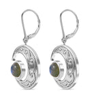 Labradorit Ohrringe  Edelstahl ca. 3,28 ct.