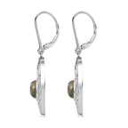 Labradorit Ohrringe  Edelstahl ca. 3,28 ct.