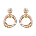 Moissanit Ohrringe - 0,84 ct.