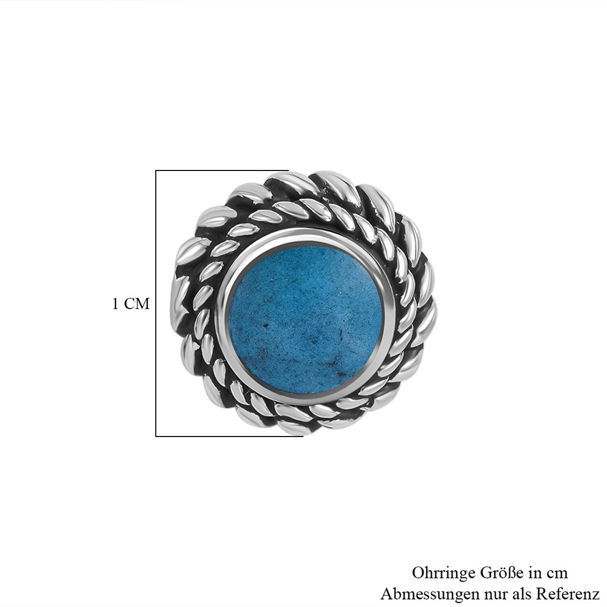 Howlit Ohrringe 925 Silber ca. 0,80 ct.