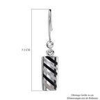 Perlmutt, Schwarzer Onyx Ohrringe 925 Silber