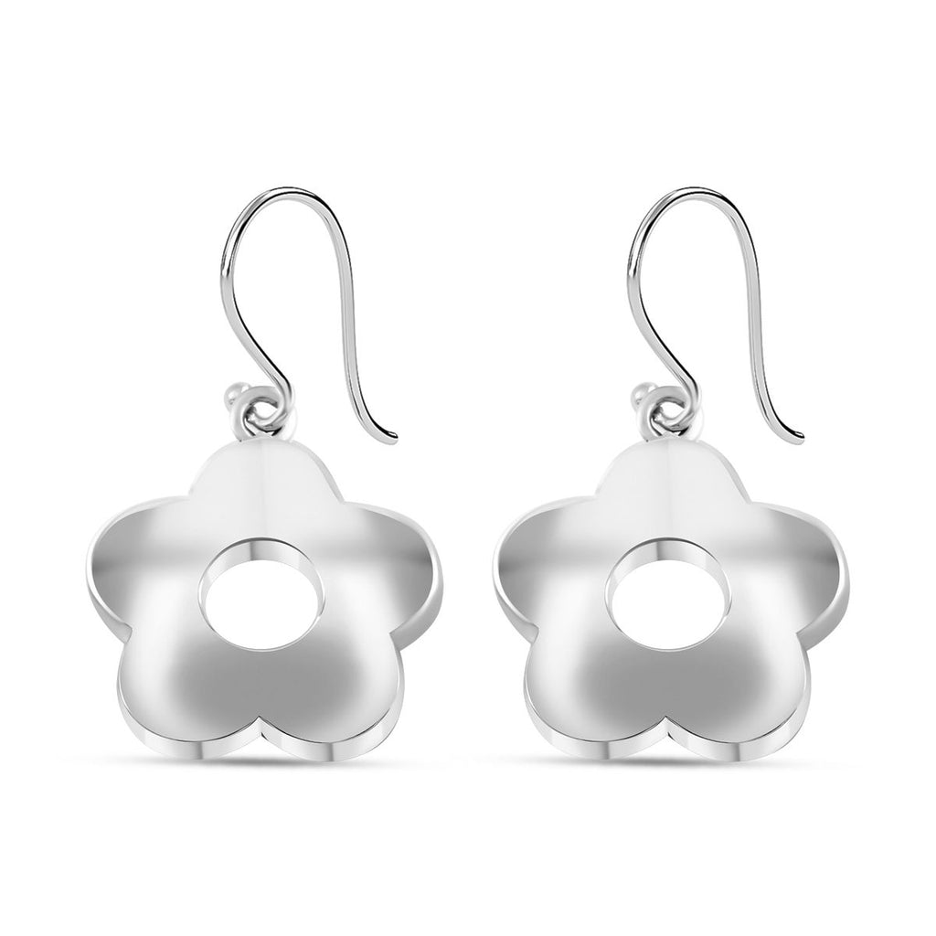 Perlmutt Ohrringe 925 Silber