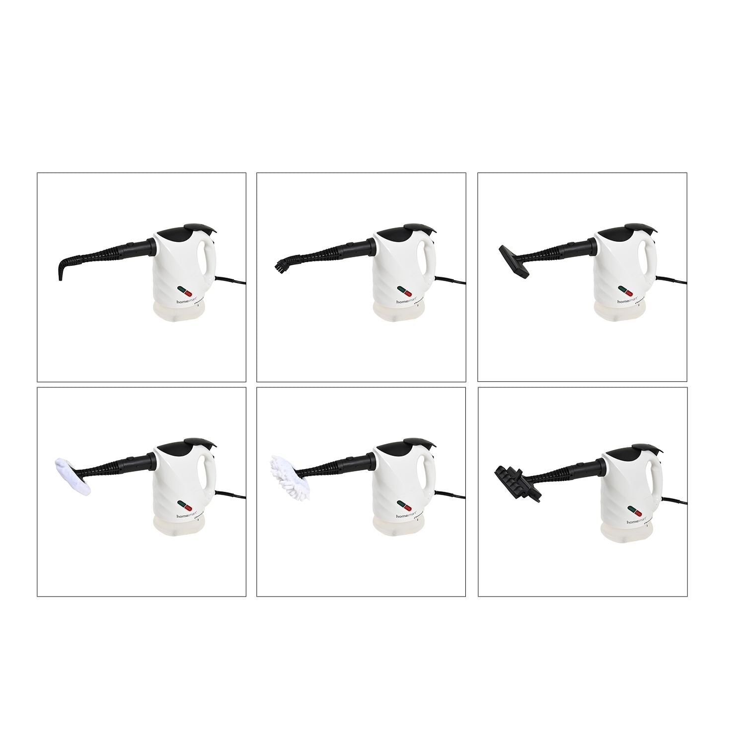 Multifunktionaler Handdampfreiniger - Hochdruck-Dampf für mühelose Reinigung von Flächen im gesamten Haushalt, inkl. 10-teiligem Zubehörset