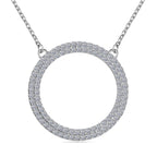 Im Labor gewachsener Diamant SI/F-G Halskette ca. 45 cm 925 Silber ca. 1.00 ct