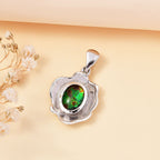 Ammolit Anhänger 925 Silber rhodiniert ca. 1,68 ct.