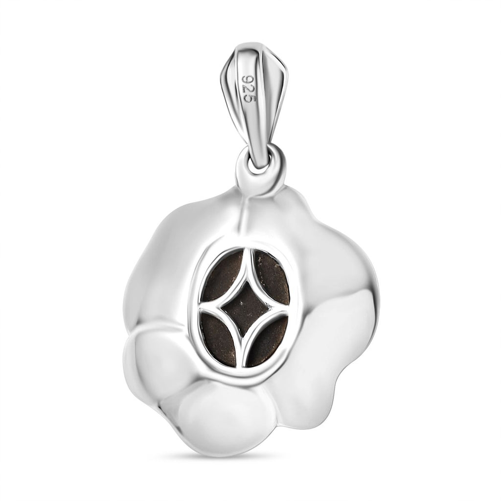 Ammolit Anhänger 925 Silber rhodiniert ca. 1,68 ct.