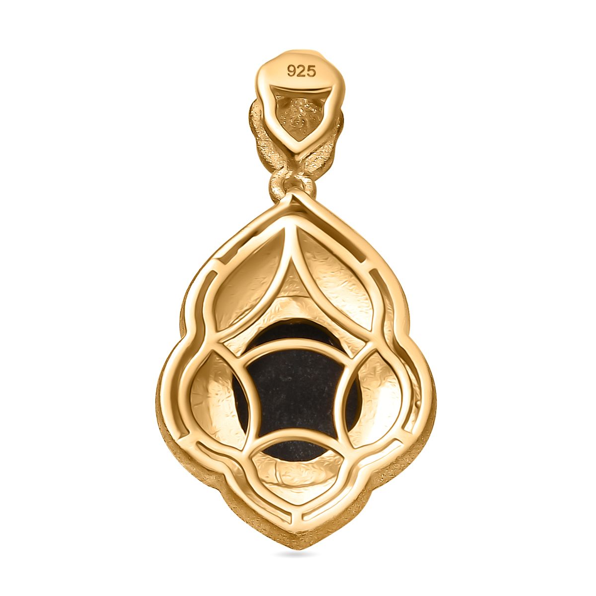 Goldenite Anhänger 925 Silber 750 Gelbgold Vermeil ca. 1,75 ct.