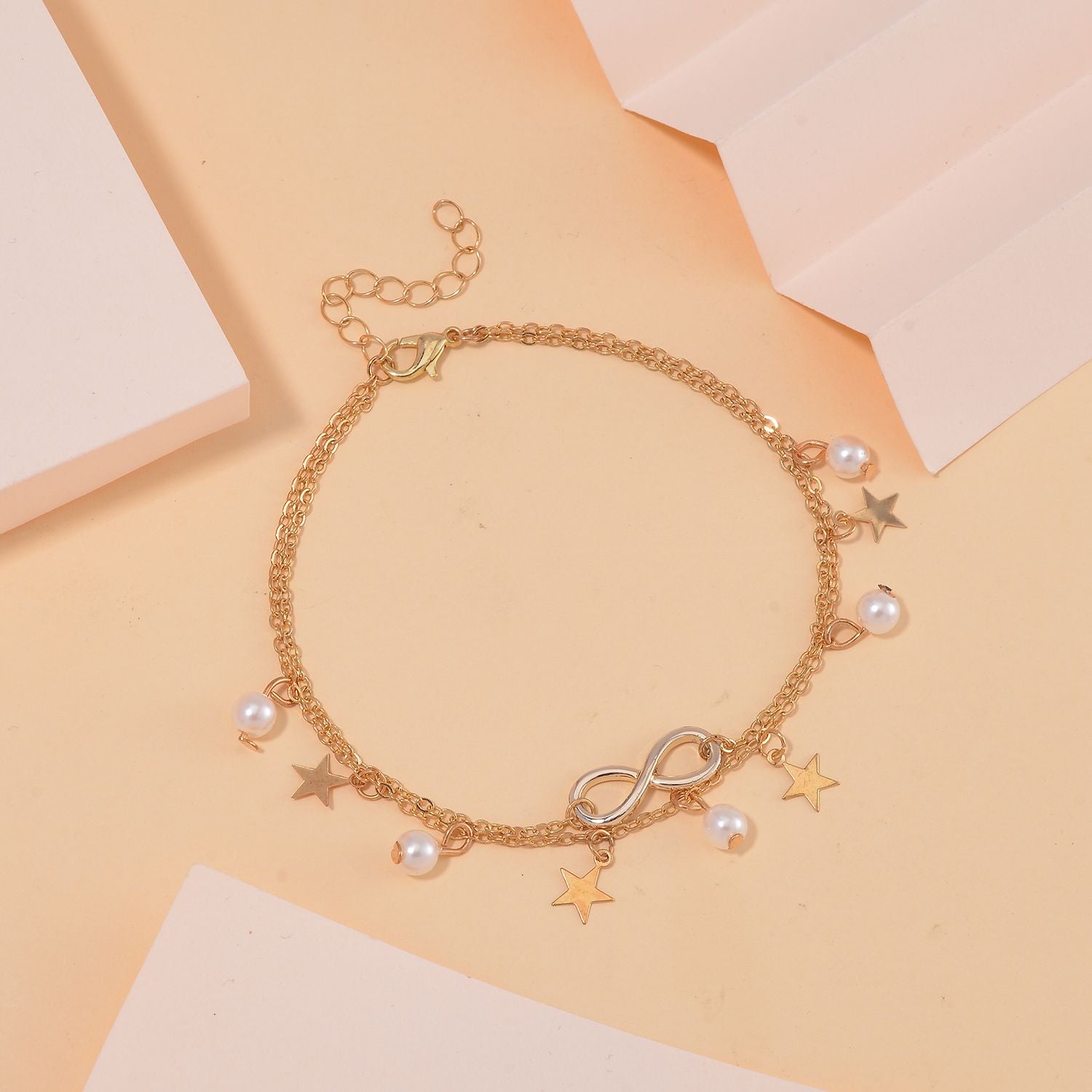 Kunststoff Perle Schmuck Zubehör ca. 23 cm Eisen Std Gelb