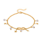 Kunststoff Perle Schmuck Zubehör ca. 23 cm Eisen Std Gelb