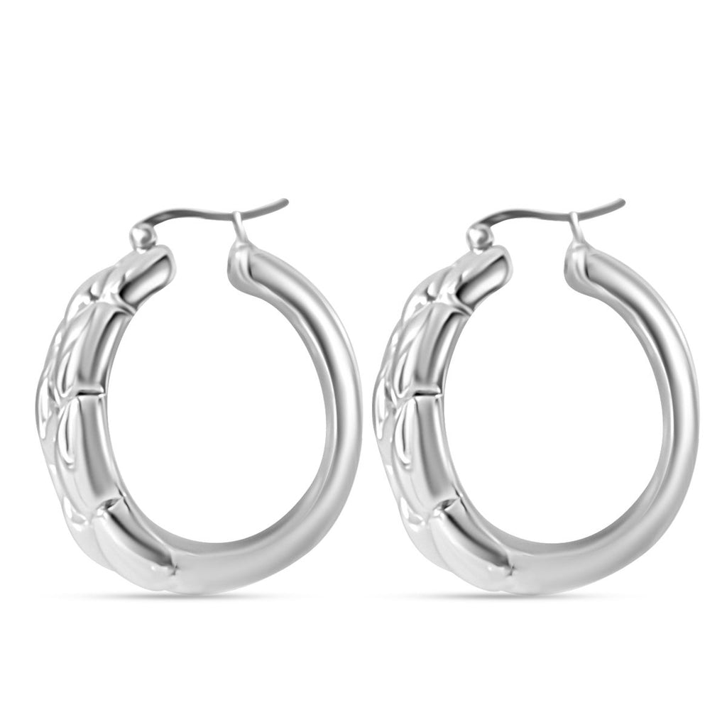 Thai Silber Kollektion - Designer-Stil Ohrringe, 925 Silber