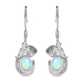 AA Natürliche, äthiopische Welo Opal Ohrringe - 1,05 ct.