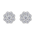 LUSTRO STELLA Zirkonia Ohrringe, 925 Silber rhodiniert - 1,77 ct.