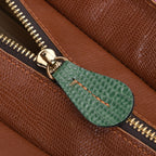 Chaos by Elsie - 100% Echtleder gewebter Tasche mit RFID schutz, 32 x 23 x 11 cm, glänzend