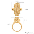 925 Silber VergoldetRing (Größe 17.00) ca. 3,60g