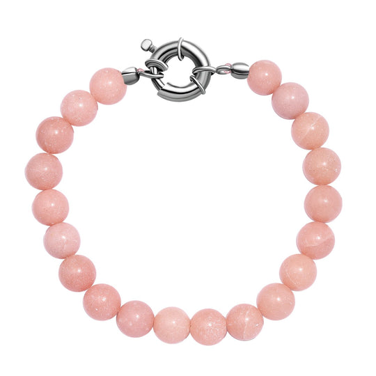 Roter Jaspis Armband ca. 19 cm Messing rhodiniert ca. 70.00 ct