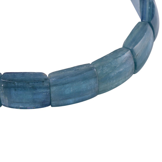 Blaugrünes Kyanit flexibles Armband, ca. 95.00 ct