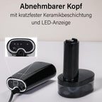 Kompakter Dampfbürste mit 1640 W - leistungsstarker Faltenentferner, 370 ml abnehmbarer Wassertank, schnelle Aufheizzeit