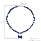 Lapislazuli Schmetterling Halskette ca. 45 cm ca. 235.00 ct