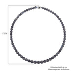 Labradorit Halskette, ca. 50 cm, 925 Silber rhodiniert ca. 215.00 ct