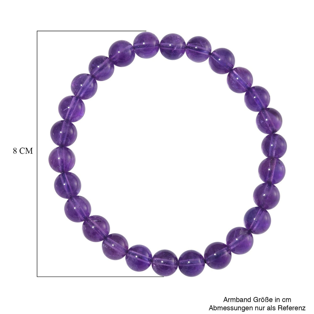 Afrikanisches Amethyst flexibles Armband, ca. 90.00 ct